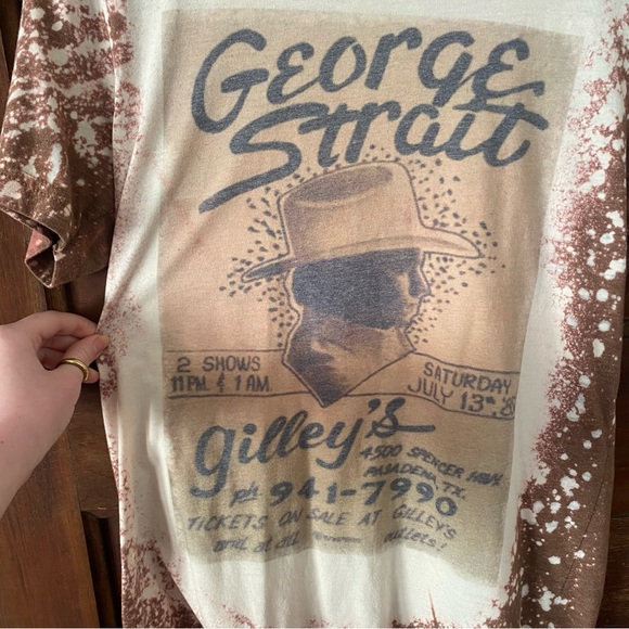 Graphic Tee with George Strait Design - Picture 2 of 4